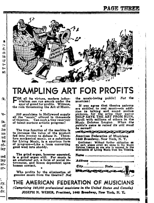 Robot song trampling profit