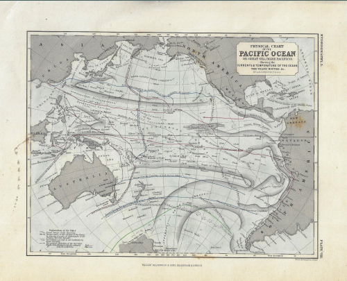 Maps ocean currents pacific