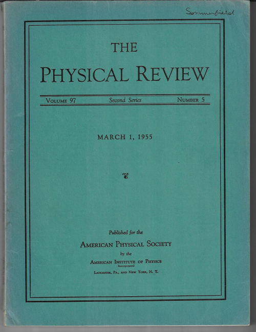 PR 1955 March Gell-Mann