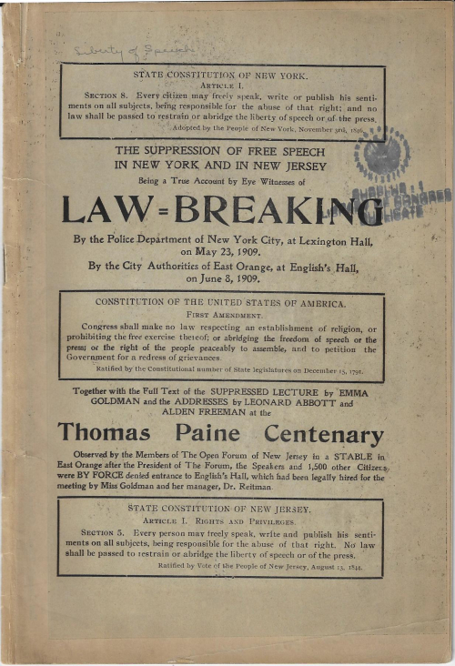 Goldman Law Breaking