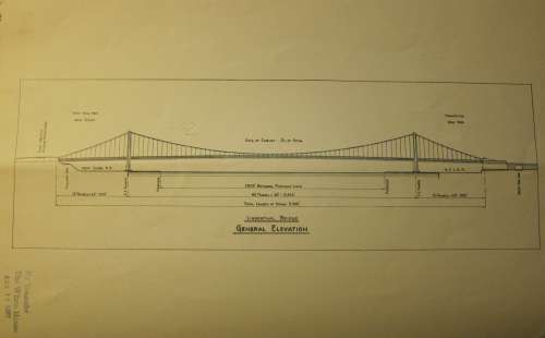 Lindenthal bridge elevation _3_ Lindenthal bridge elevation _3_