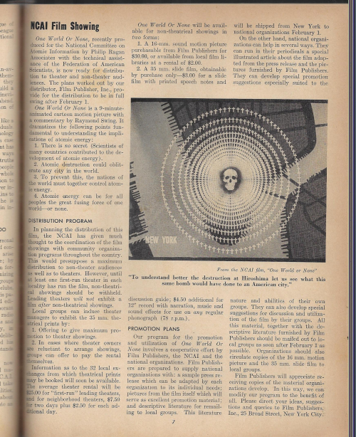 Atomic bomb nyc 1946 film