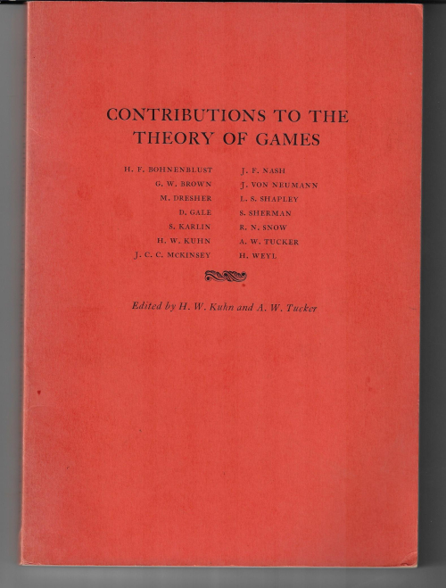 Contributions theory games 1950