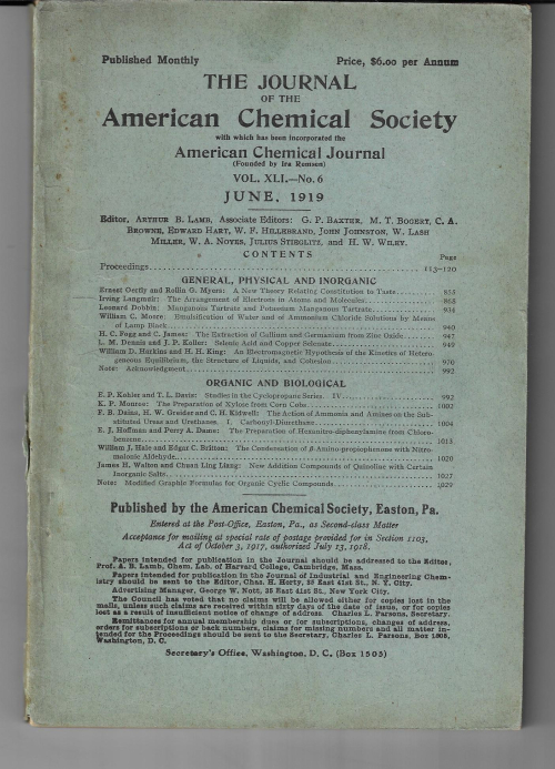 Langmuir arrangement atoms