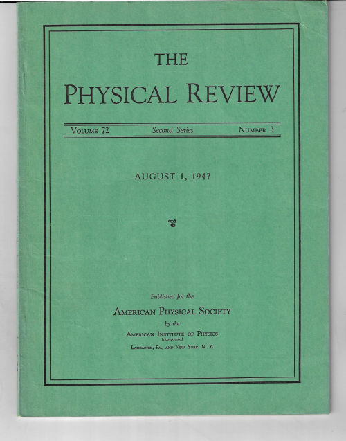PR 1947 Lamb shift PR 1947 Lamb shift