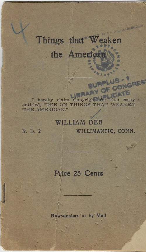 Books covers things that weaken america