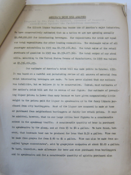 Americas drink bill _2_ Americas drink bill _2_