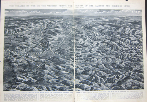 Maps WWII ILN 1939 Ardennes