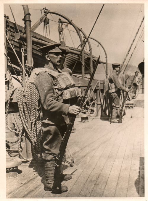 WWI Havily Laden Soldier268