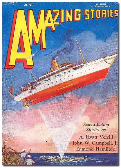 Amazing stories floating ship