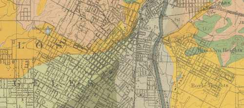 LA Soil Map 1903  Really big detail