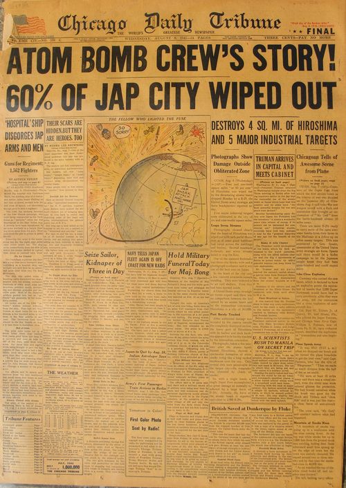 Hiroshima newspaper full