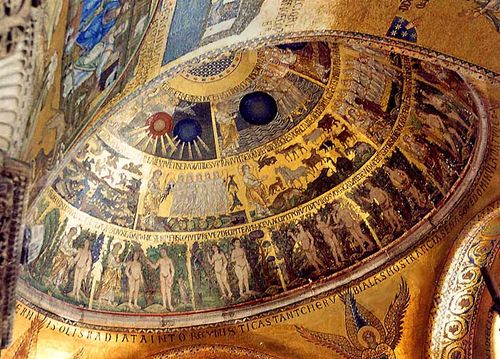 San Marco oblique creation scene