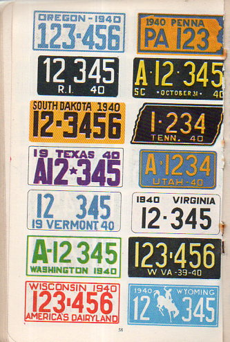 Auto  license plates162