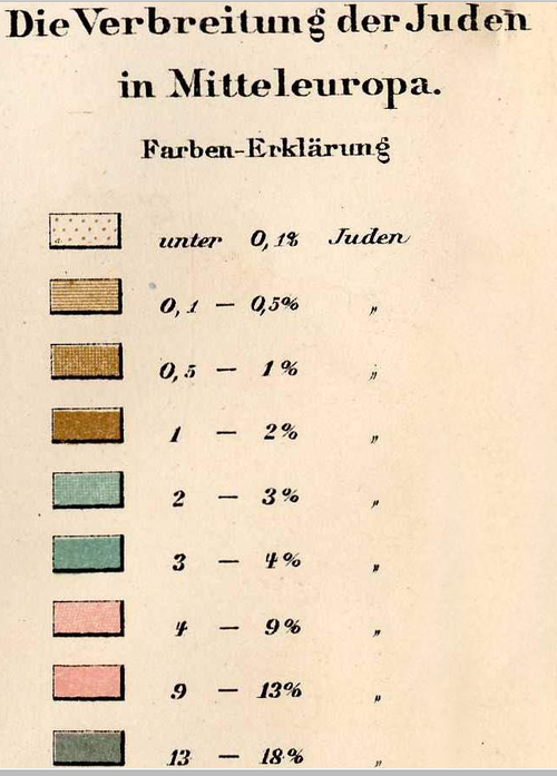 Maps Jewish populations in Europe