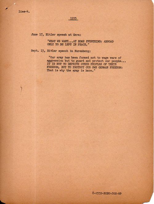 Hitler's lies 4156 Hitler's lies 4156