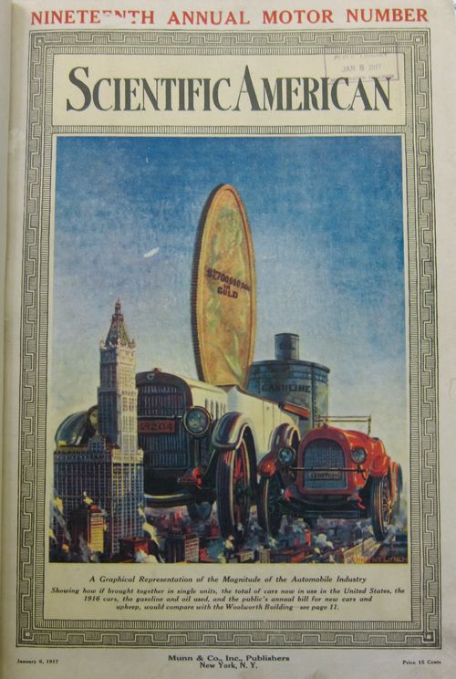 Dataviz automobiles 1917