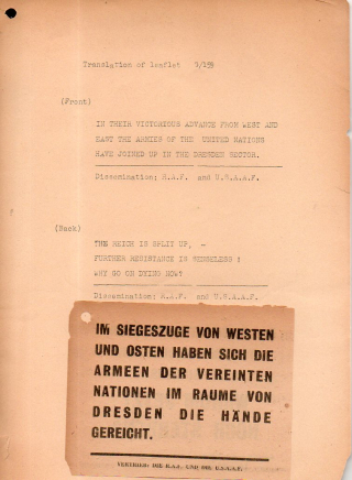 Leaflet reich is split up467