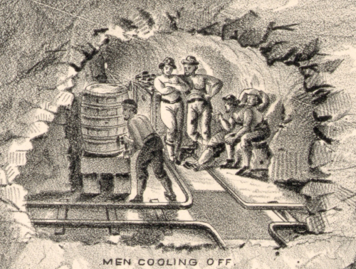 Comstock cross section men cooling off