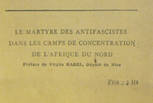 Algeria concnetration camp