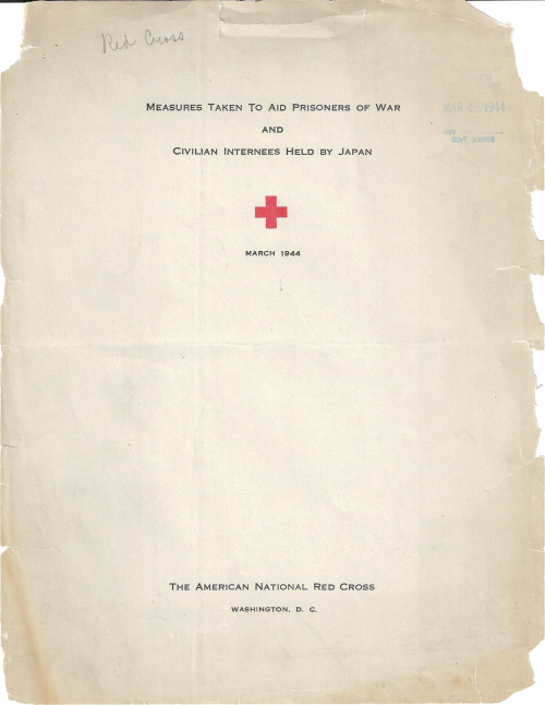 Red Cross Japan 1943