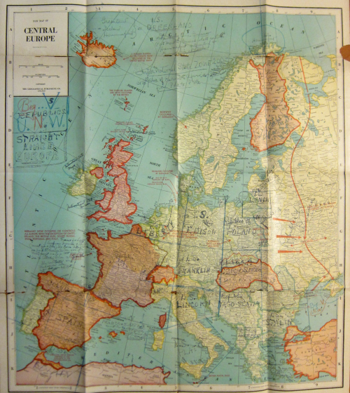 Maps Outsider 1945 EUrope Maps Outsider 1945 EUrope