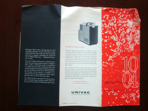 UNIVAC 1004 UNIVAC 1004