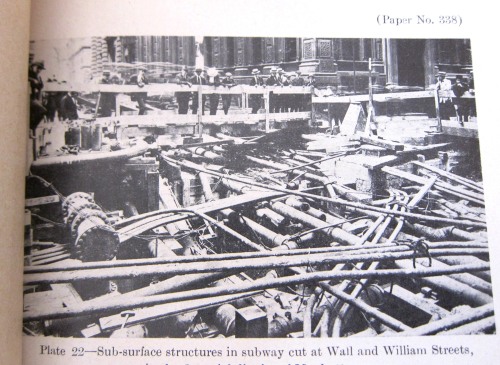 Ridgway subway cut wall st