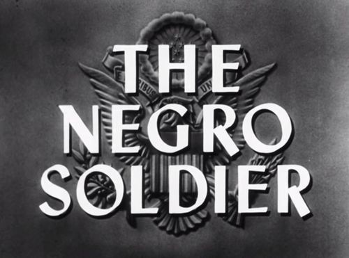Negro soldier