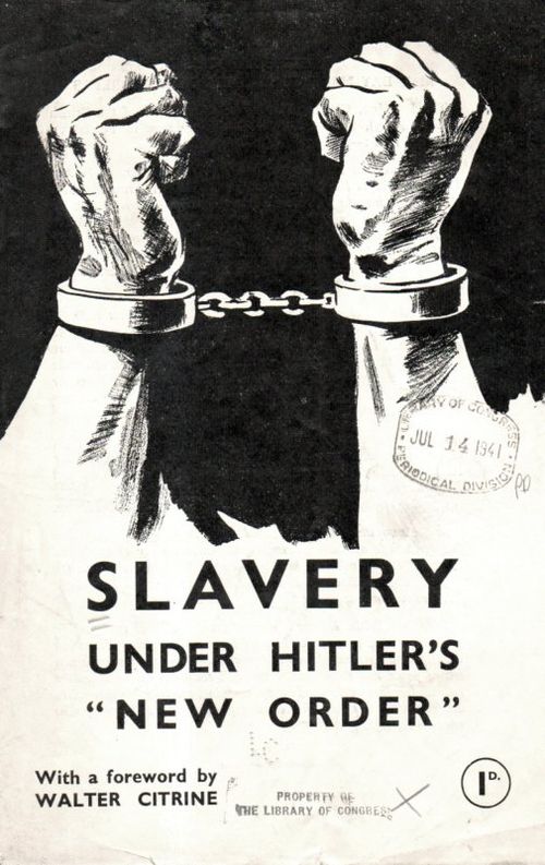 Poster--Slavery Hitler447