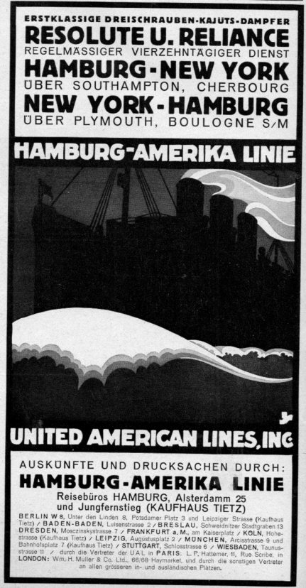 German graphics Hamburg line555