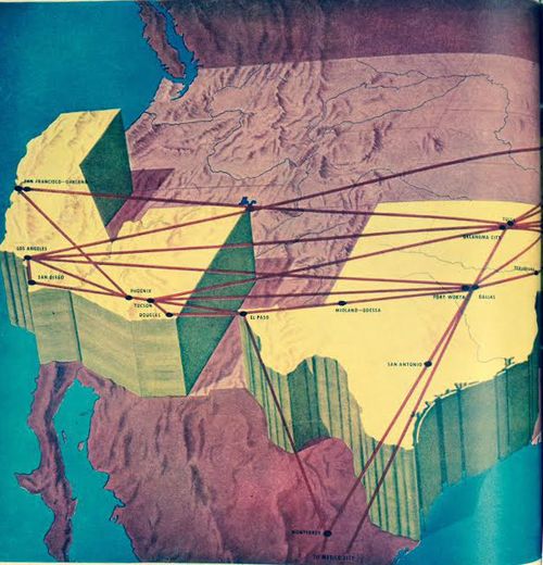 Map--air route, LIFE2 mag