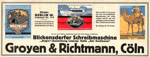 Typewrriter ad Groyen920