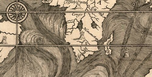 Map ocean Happel 1675 c Map ocean Happel 1675 c