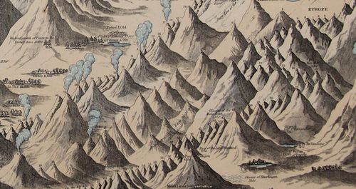 Mountains and Rivers 1862 detail