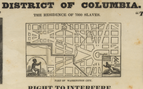 Slavery DC map