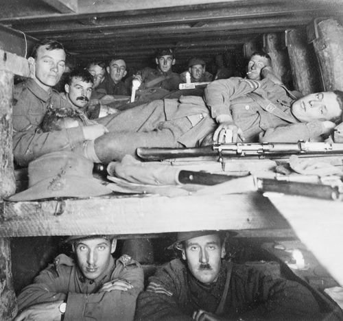 Dugout 15 feet below ground