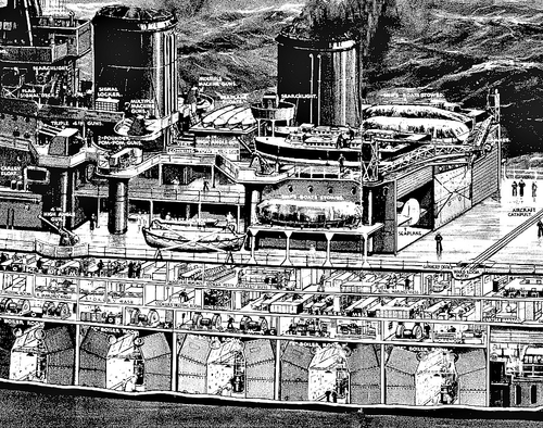 Cross section Repulse 1939 detail