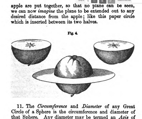 Apple astronomy halves