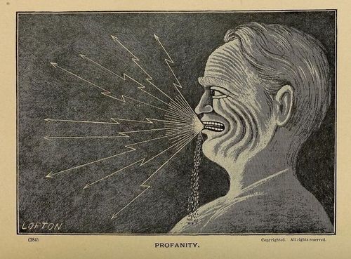 Blackboard mirror profanity