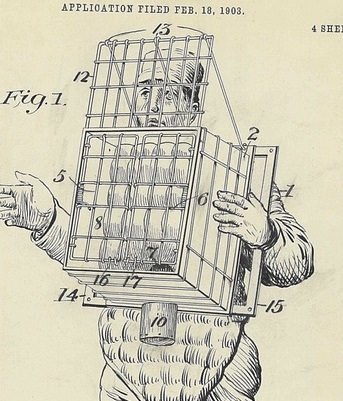 PAtent catcher cage detail