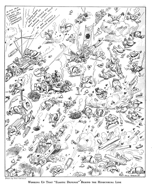WWI cartoon 1918 Gruelle