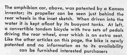 Amphibious car 410