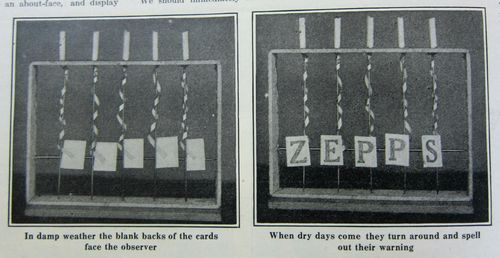 WWI Project zepp barometer 1917 WWI Project zepp barometer 1917