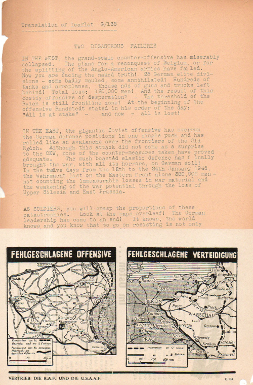 Leaflet two disasterous failures468