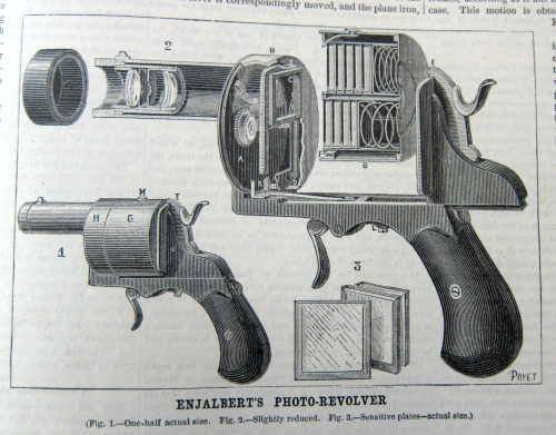 Inventions revolver camera