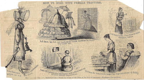 Harpers Weekly female traitor