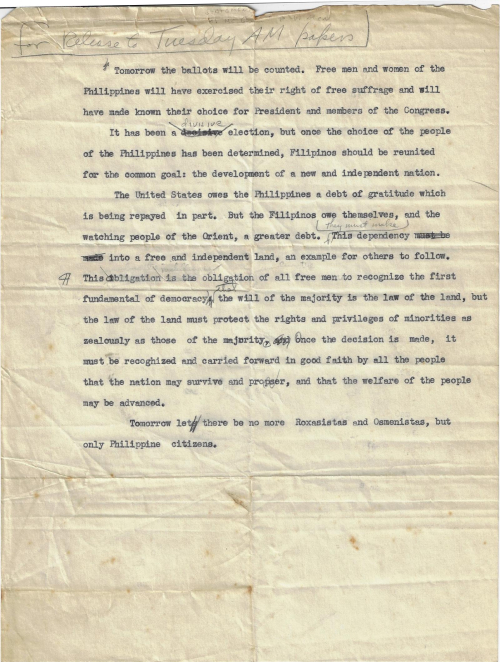 Philippine letter _1_