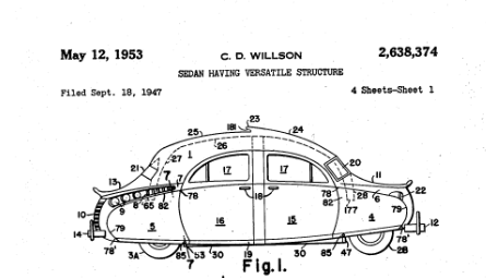 Patent Atomic bomb car `953