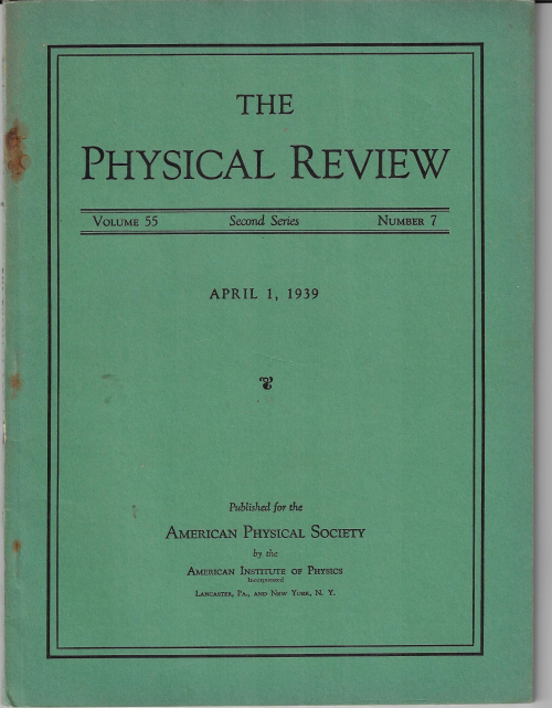 PR 1939 Apr 1 Gamow PR 1939 Apr 1 Gamow